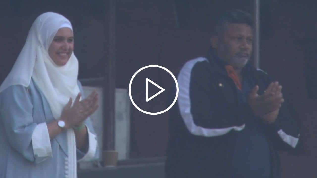 [Watch] Sarfaraz Khan's Father & Wife Get Emotional As He Scores First Run For IND